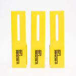 U-Scribe Jig - 16mm 5/8 - Set of three - Yellow