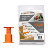 Pack of 10 Space-Plug Regular Adjustable Spacer Fixings.