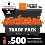 Space-Plug 500 REG Cabinet Fixings Trade Pack