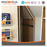 Custom Install Of Wardrobe In Kids Bedroom Using Space-Plug Adjustable Spacer Fixings