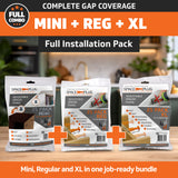 Space-Plug Full Installation Pack | Mini + Regular + XL | 15-80mm Cabinet Fixings